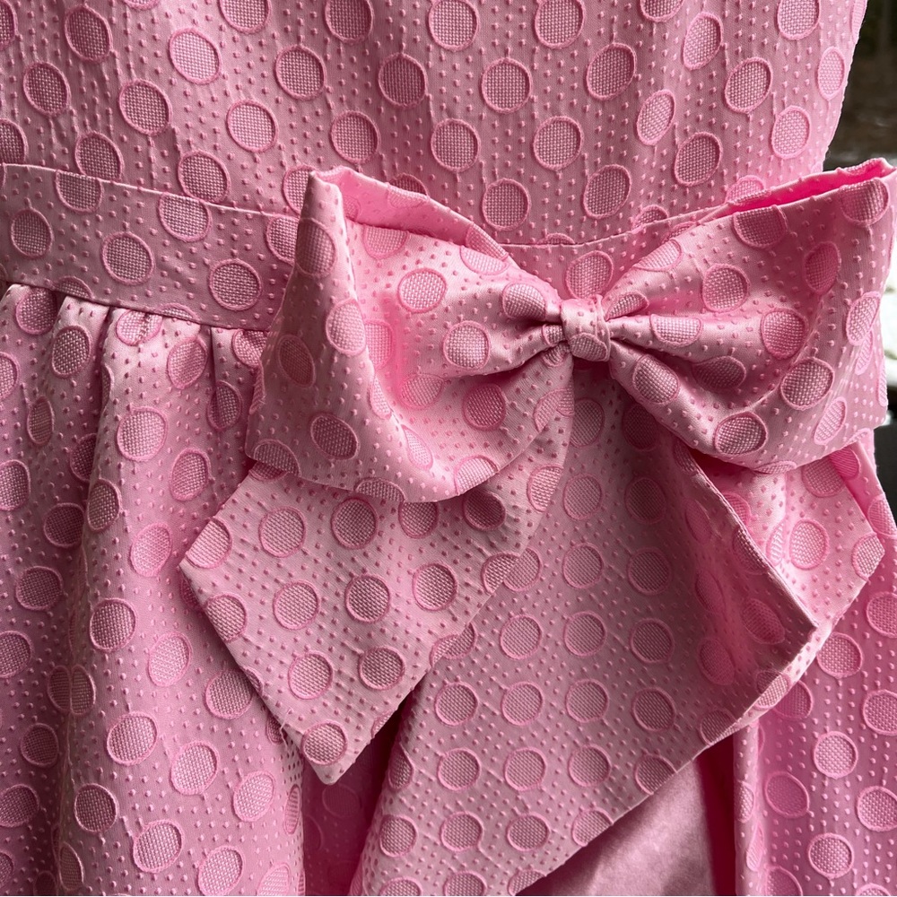 Chasing Fireflies Pink Polka Dot Dress